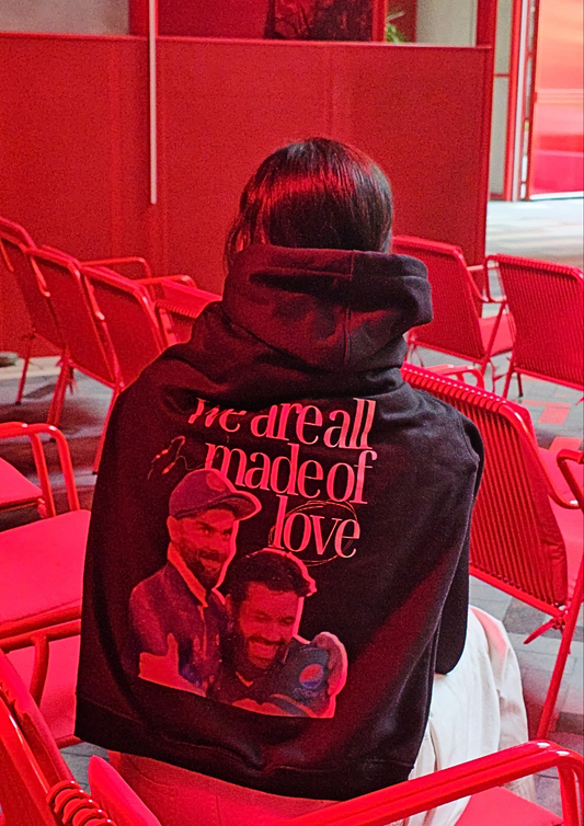 we are all made of love hoodie ft. virat kohli & mohammad rizwan